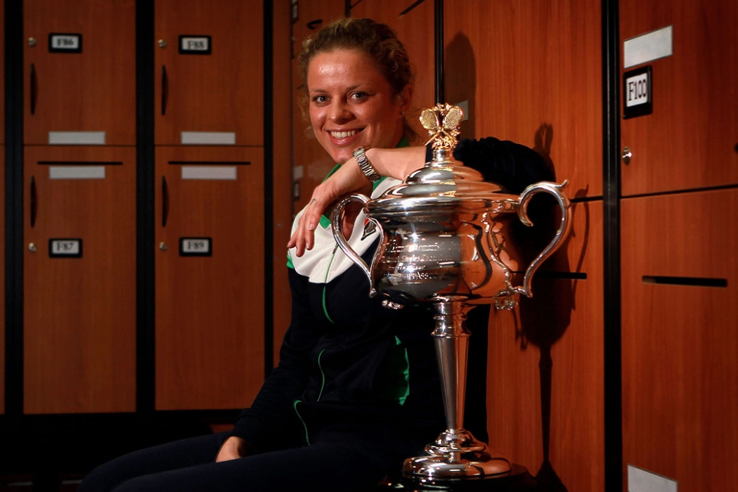 Kim Clijsters won the last of her four Grand Slam singles titles at AO 2011, her third major trophy as a mother.