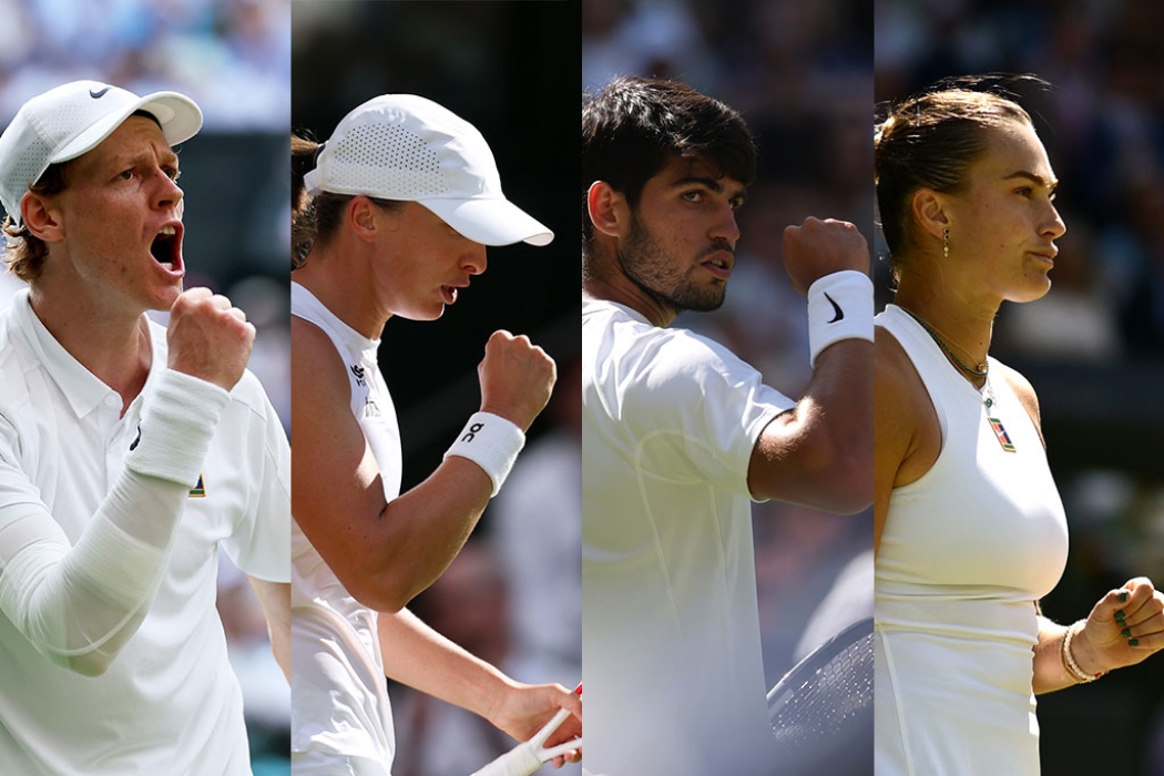 Sinner Swiatek Alcaraz Sabalenka