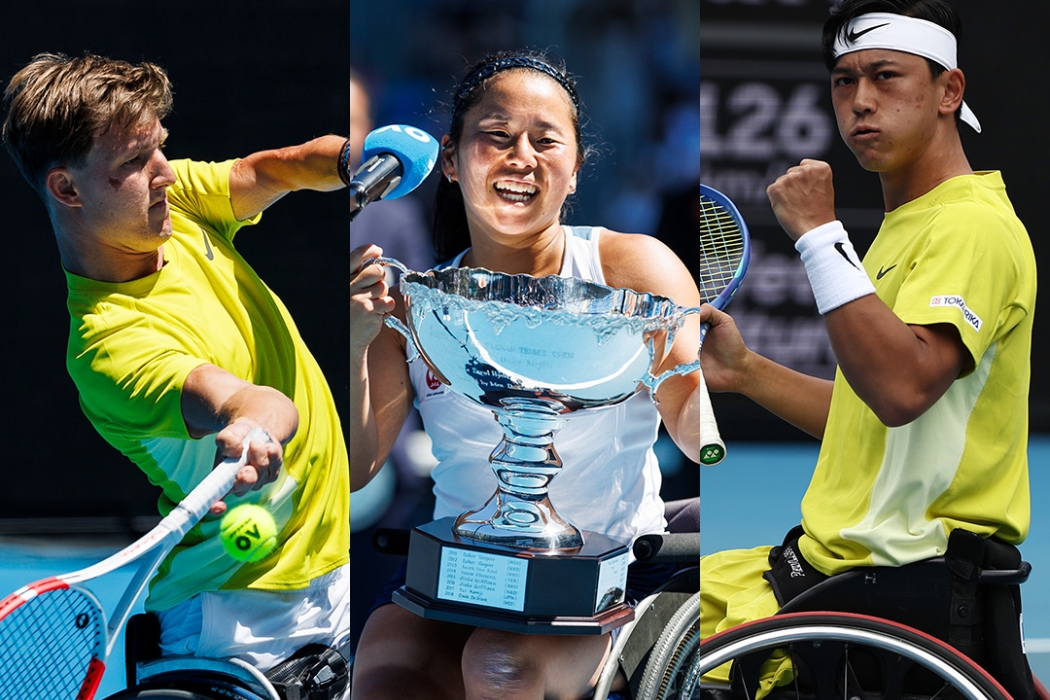 Niels Vink, Yui Kamiji and Tokito Oda headline the entry lists for the Australian Open 2026 Wheelchair Championships