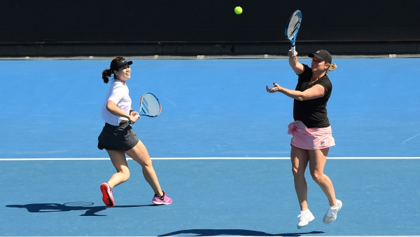 Na Li and Kim Clijsters
