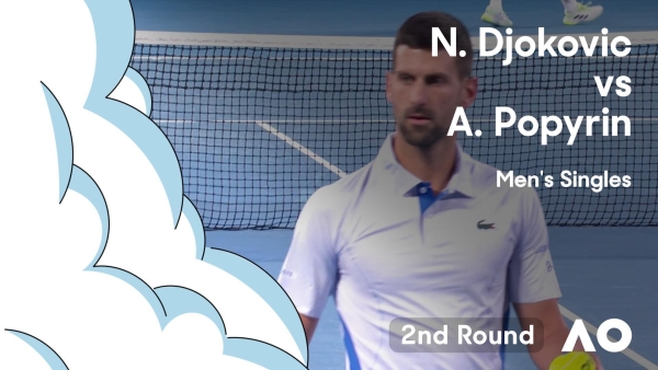 Novak Djokovic v Alexei Popyrin Highlights | Australian Open 2024 Second Round