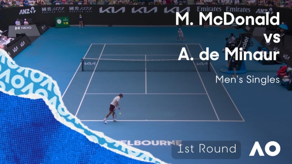 Mackenzie McDonald v Alex de Minaur Highlights | Australian Open 2026 First Round