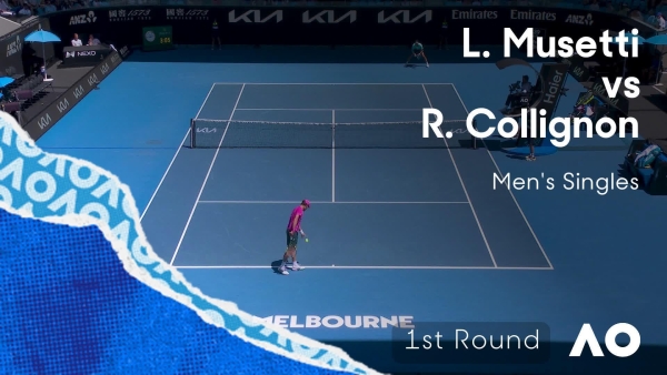 Lorenzo Musetti v Raphael Collignon Highlights | Australian Open 2026 First Round
