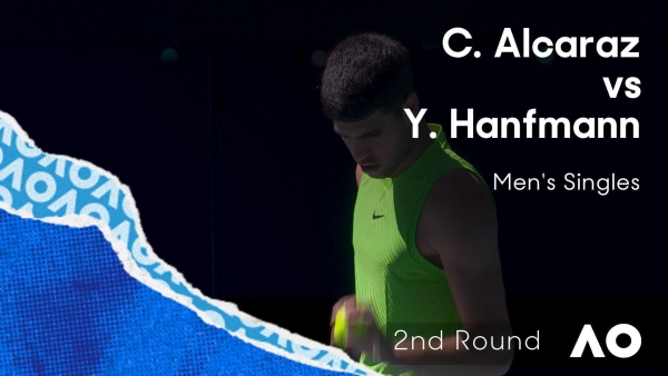 Carlos Alcaraz v Yannick Hanfmann Highlights | Australian Open 2026 Second Round