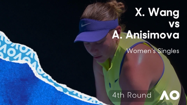 Xinyu Wang v Amanda Anisimova Highlights | Australian Open 2026 Fourth Round