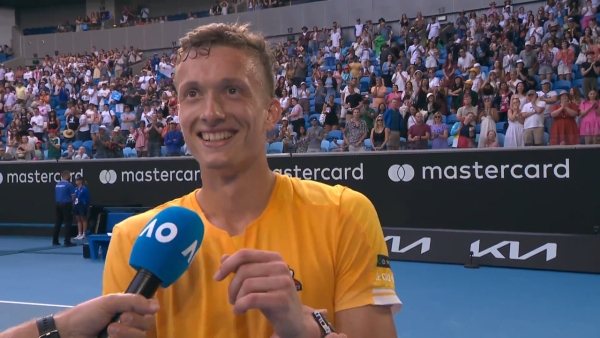 Jiri Lehecka On-Court Interview | Australian Open 2023 Fourth Round